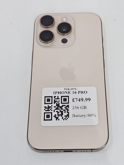 Iphone 16PRO 256GB UNLOCKED GRADE-A 90% BATTERY LIFE
