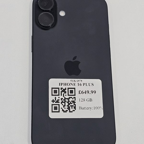 iPhone 16 Plus - Black - 128GB - Unlocked