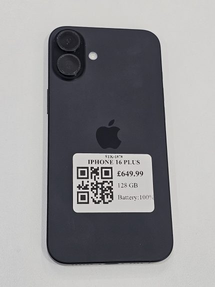iPhone 16 Plus - Black - 128GB - Unlocked